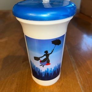 Disney’s Mary Poppins Broadway cup with straw and lid